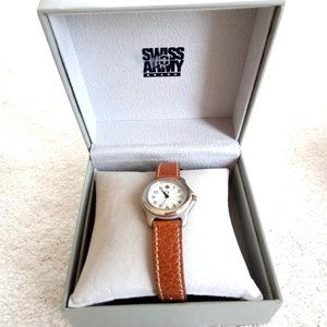 Swiss Army Watch - Leather Band - Never Worn, in Two Boxes